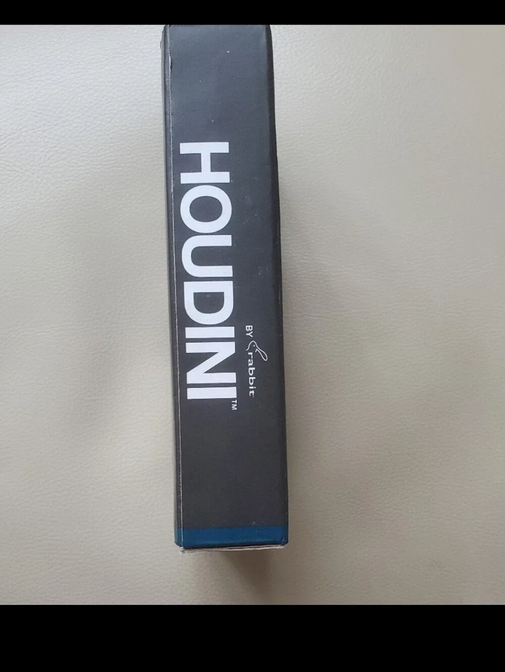 Houdini Clear Flask by Rabbit Black Flask 7.25 oz Flask Clear Black New